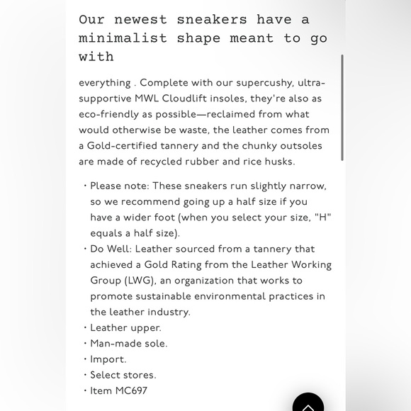 NWOT Madewell Court Sneakers in Leather and Nubeck - Picture 5 of 10